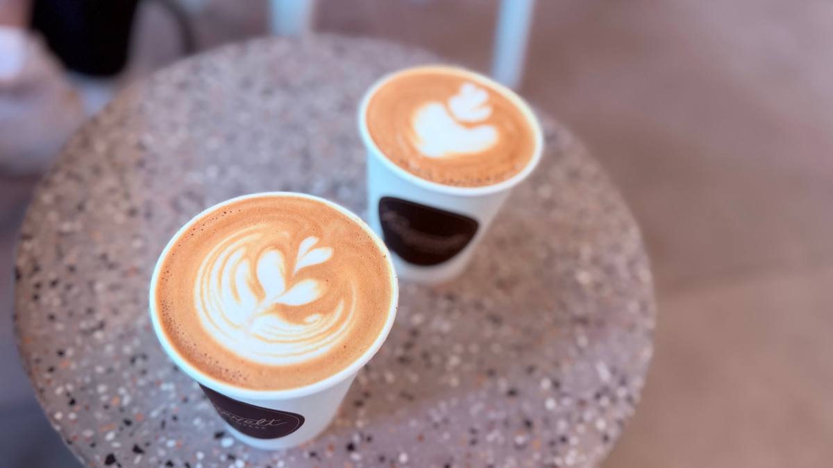 Inside the calm, welcoming space at Roosevelt Coffee in Irvine